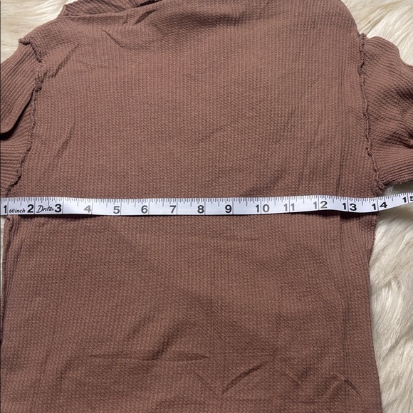 🆕 Free People We The Free El Sol Layering Top Winter Bloom Neutral New With Tag - Picture 12 of 13